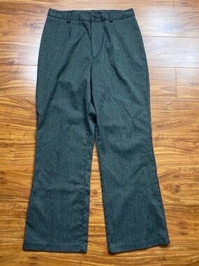 3/$25 Pantology Women Dark Gray High Waist Bootcut Trouser Size 8P Preppy Career